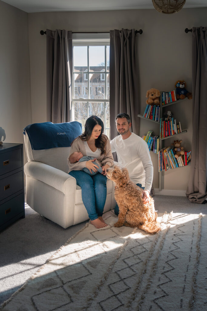 lifestyle newborn session