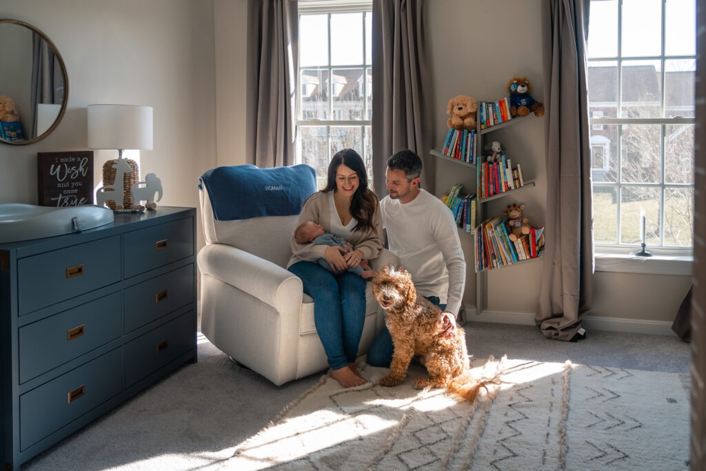 lifestyle newborn session