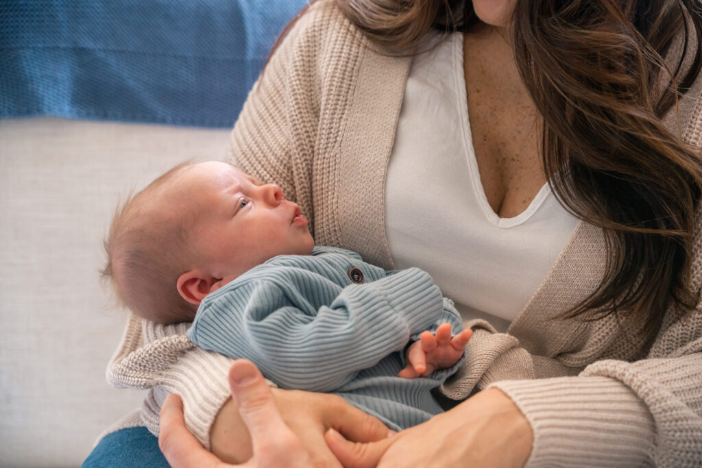 lifestyle newborn session