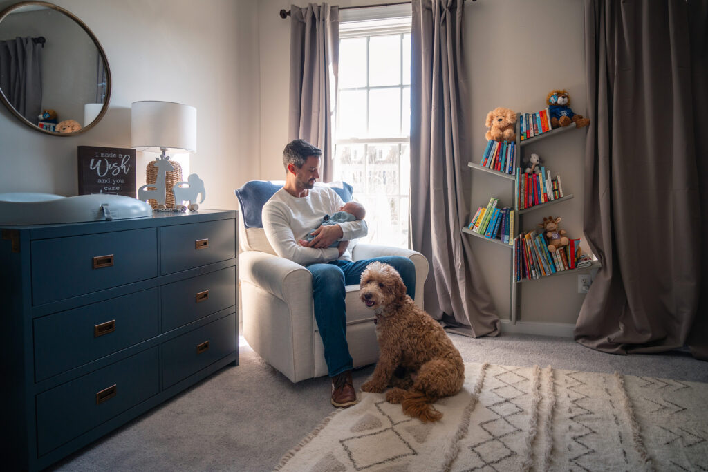 lifestyle newborn session