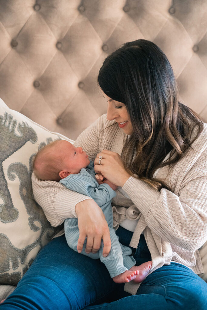 lifestyle newborn session