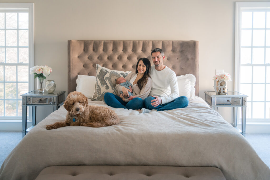 lifestyle newborn session