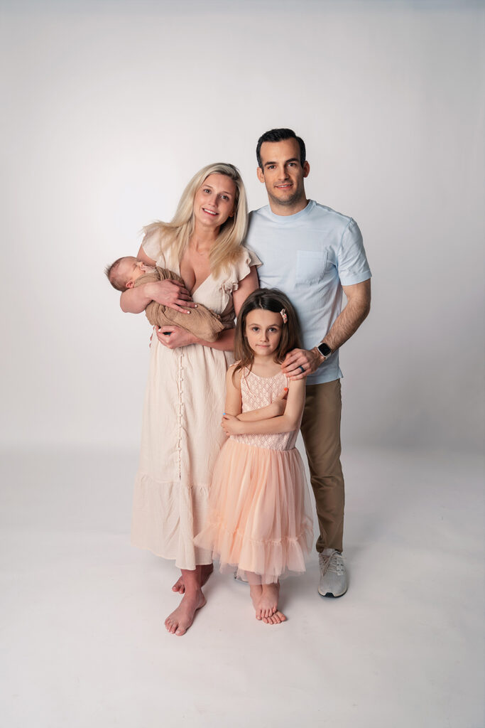 newborn studio session