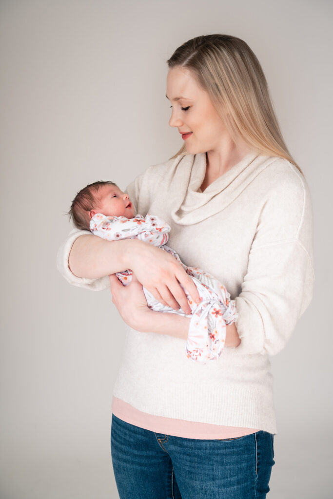 newborn studio session