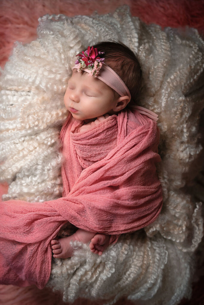 newborn studio session